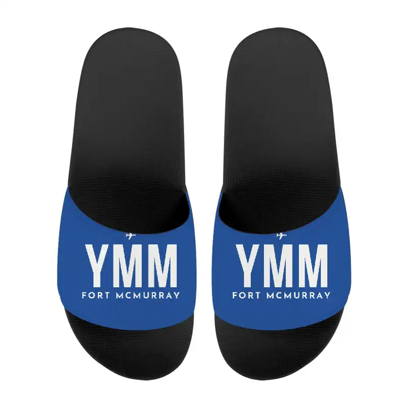 Fort McMurray International Airport (YMM) Slippers & Flip Flops - Slippers - Sport - Code - Blue