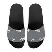 Thumbnail for Fort McMurray International Airport (YMM) Slippers & Flip Flops - Slippers - Sport - Pattern - Gray
