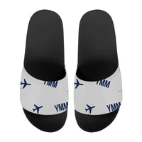 Thumbnail for Fort McMurray International Airport (YMM) Slippers & Flip Flops - Slippers - Sport - Pattern - Light Gray