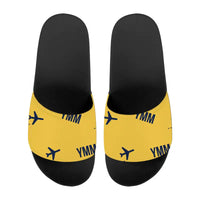 Thumbnail for Fort McMurray International Airport (YMM) Slippers & Flip Flops - Slippers - Sport - Pattern - Yellow