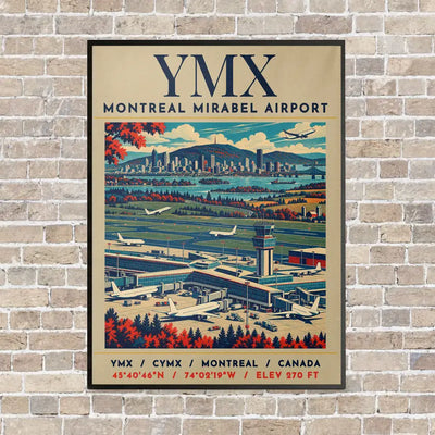 YMX - Poster - Canvas Framed - Beige