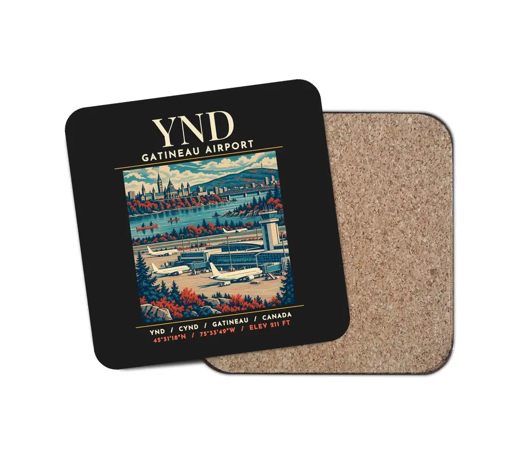 YND - Poster - Coaster - Black