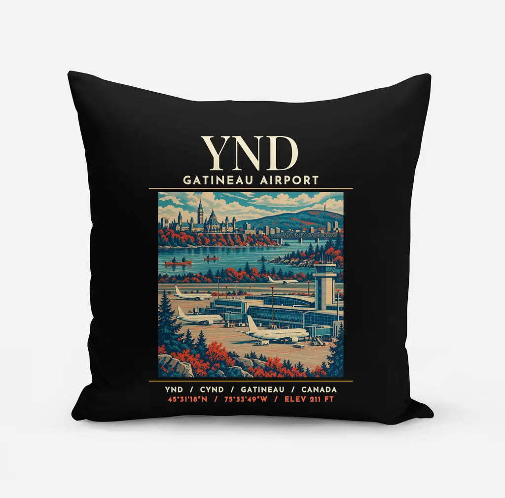 YND - Poster - Pillow - Black