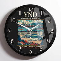 Thumbnail for YND - Poster - Wall Clock Framed - Black