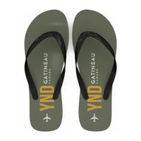 Thumbnail for Ottawa Gatineau Airport (YND) Slippers & Flip Flops - Slippers - Flip Flops - Code - Green Army