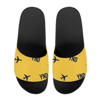 Thumbnail for Ottawa Gatineau Airport (YND) Slippers & Flip Flops - Slippers - Sport - Pattern - Yellow