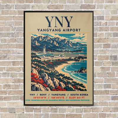 YNY - Poster - Canvas Framed - Beige