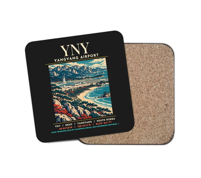 YNY - Poster - Coaster - Black
