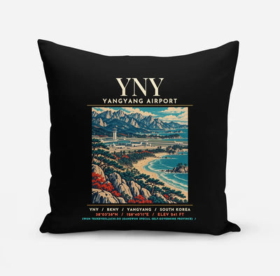 YNY - Poster - Pillow - Black