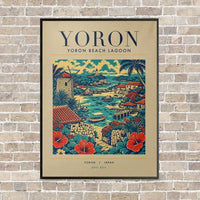 Thumbnail for YORON - Poster - Canvas Framed - Beige