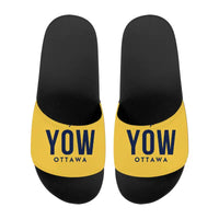 Thumbnail for Ottawa Macdonald-Cartier International Airport (YOW) Slippers & Flip Flops - Slippers - Sport - Code - Yellow