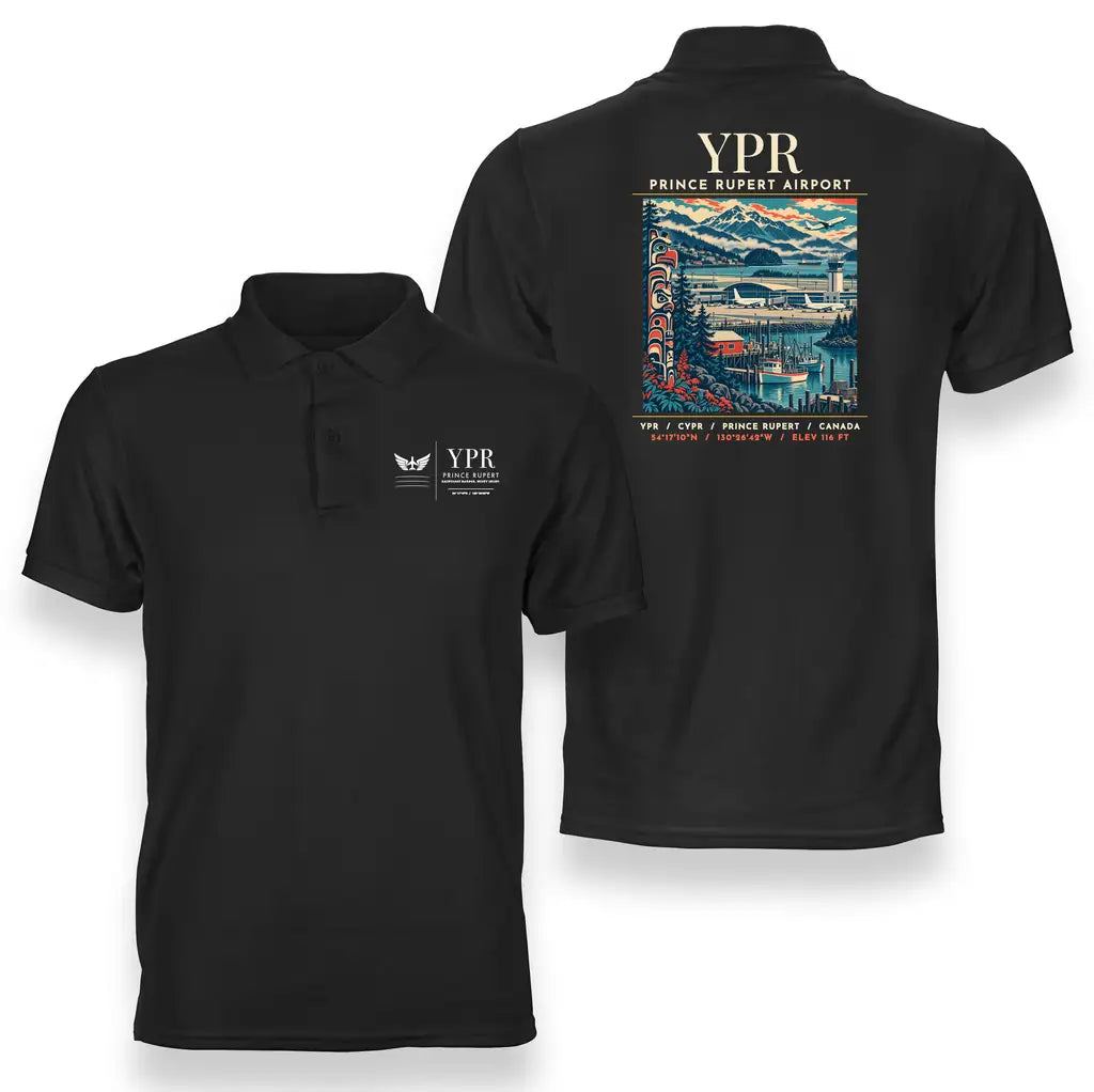 YPR - Poster - Double-Side Polo - Black