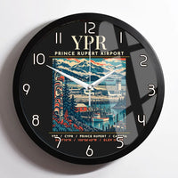 Thumbnail for YPR - Poster - Wall Clock Framed - Black