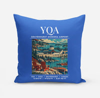 Thumbnail for YQA - Poster - Pillow - Blue