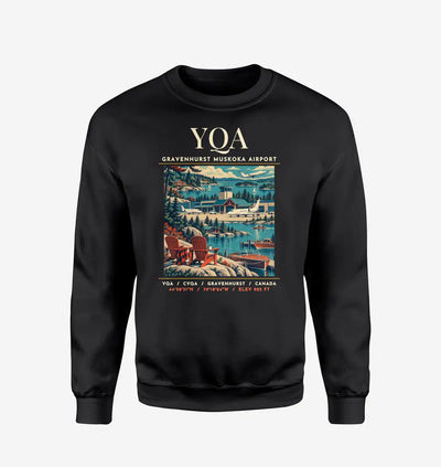 YQA - Poster - Sweatshirt - Black