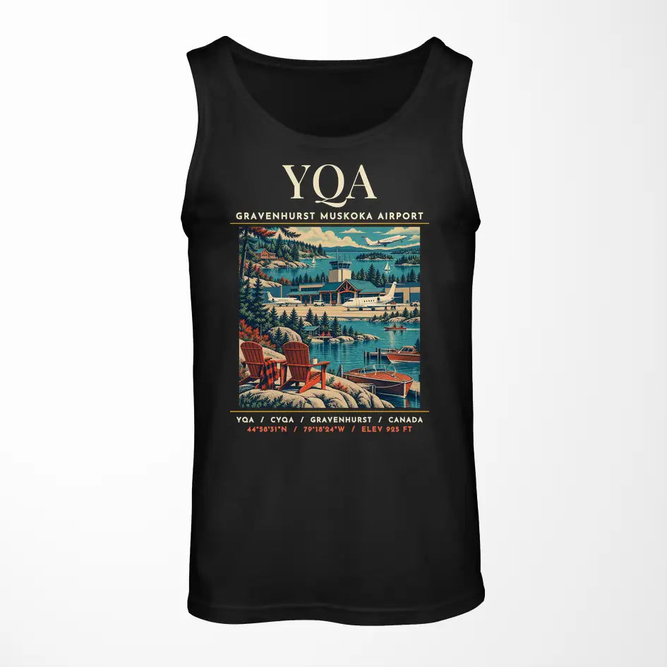 YQA - Poster - Tank Top - Black