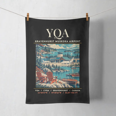 YQA - Poster - Towel - Black