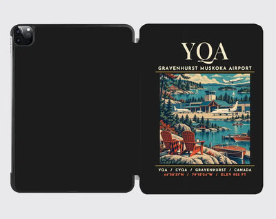 YQA - Poster - iPad Case - Black