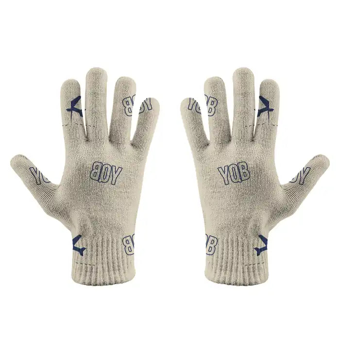 Québec City Jean Lesage International Airport (YQB) Gloves - Gloves - Full - Pattern - Beige