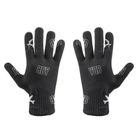 Thumbnail for Québec City Jean Lesage International Airport (YQB) Gloves - Gloves - Full - Pattern - Black