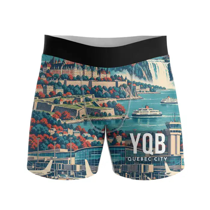 Québec City Jean Lesage International Airport (YQB) Men Boxers - Scene