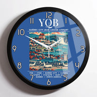 Thumbnail for YQB - Poster - Wall Clock Framed - Blue