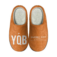 Thumbnail for Québec City Jean Lesage International Airport (YQB) Slippers & Flip Flops - Slippers - Cotton - Code - Different - Orange