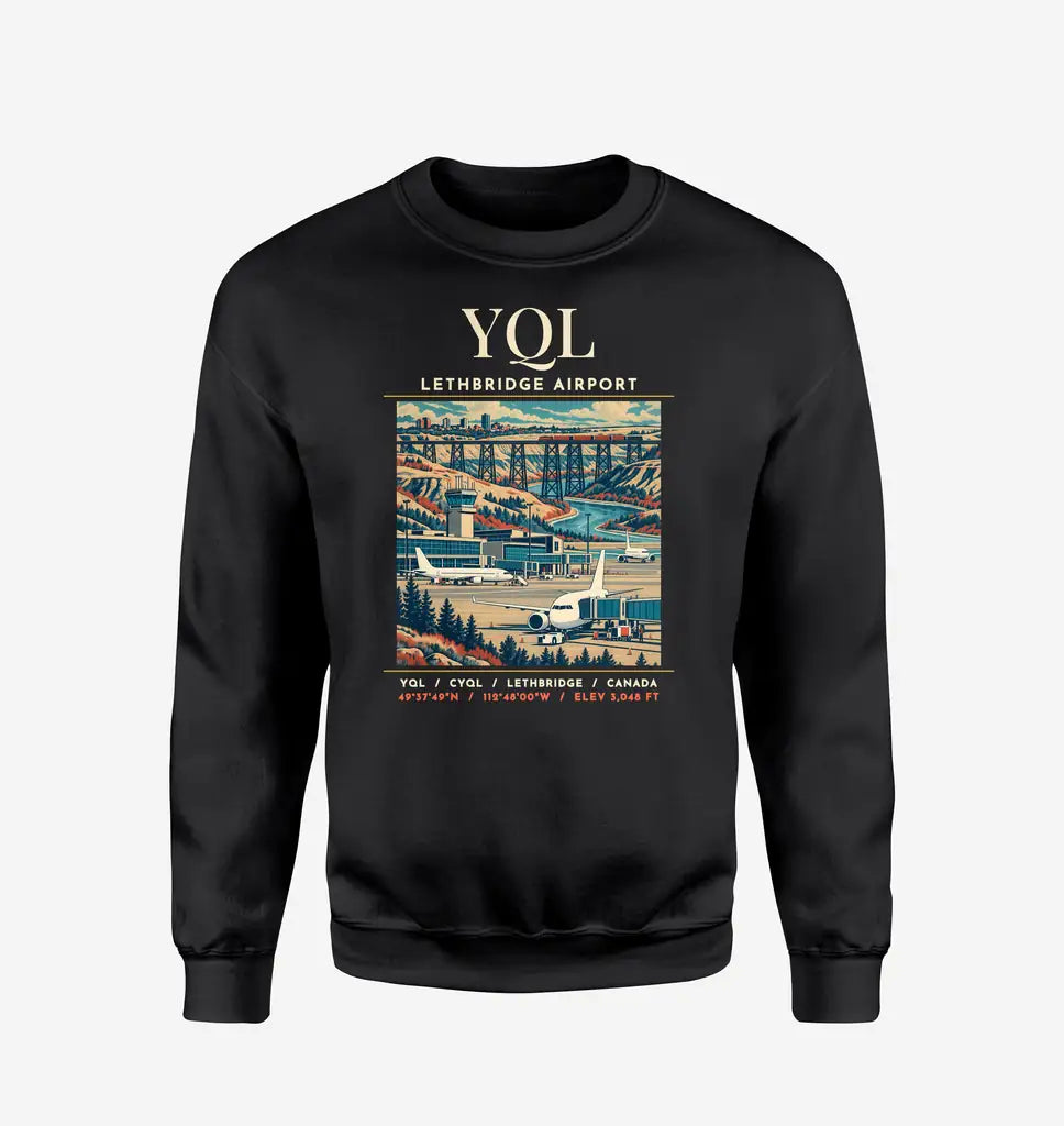 YQL - Poster - Sweatshirt - Black