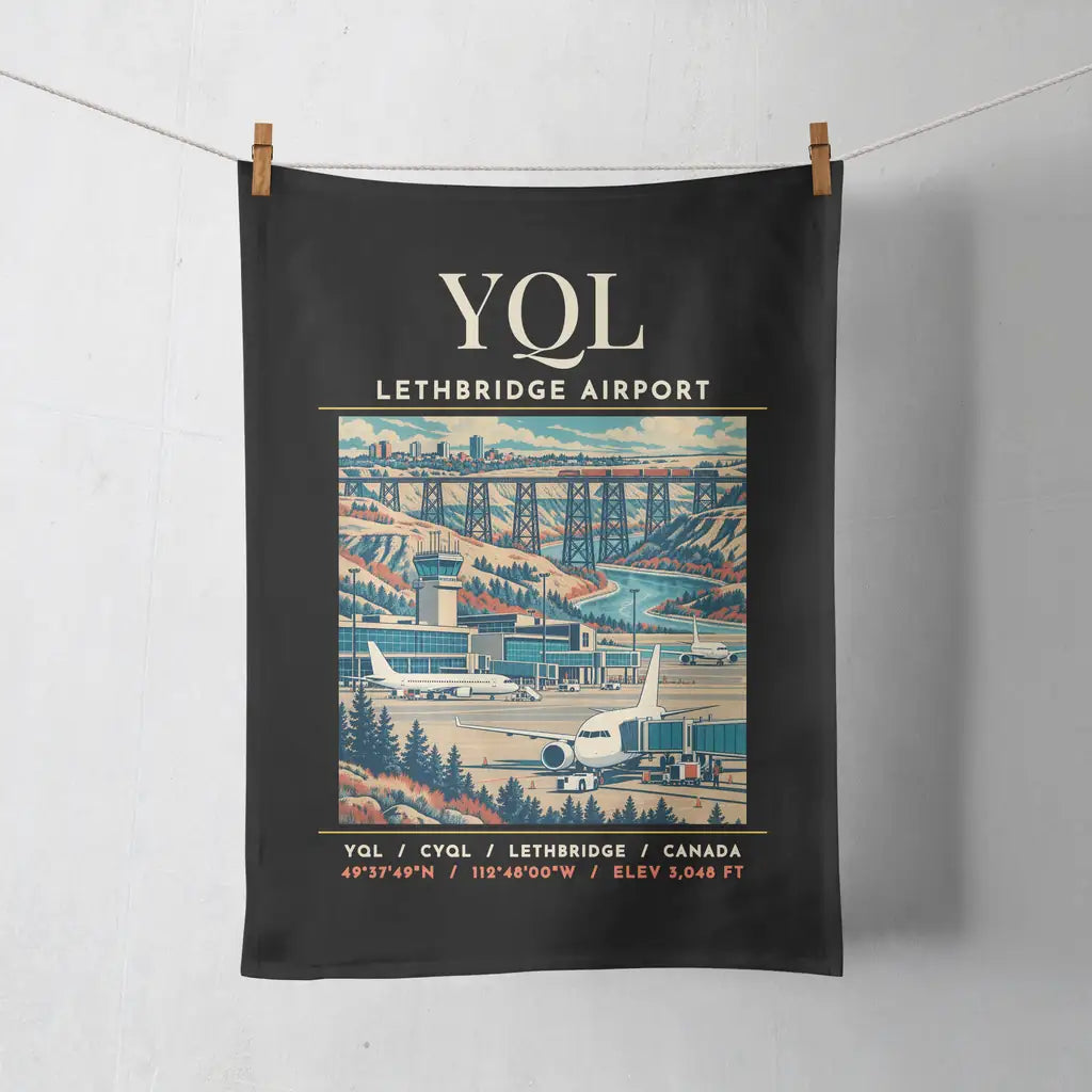 YQL - Poster - Towel - Black