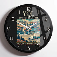 Thumbnail for YQL - Poster - Wall Clock Framed - Black
