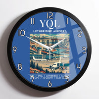 Thumbnail for YQL - Poster - Wall Clock Framed - Blue
