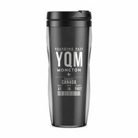 Thumbnail for Greater Moncton International Airport (YQM) Travel Mugs - Boarding Pass - Plastic (No Holder) - Gray