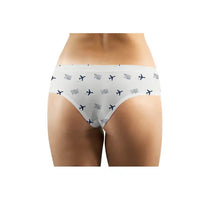 Thumbnail for Greater Moncton International Airport (YQM) Women Panties - Pattern - White - Back