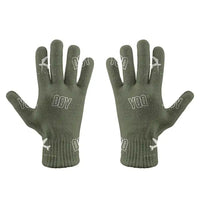 Thumbnail for Comox Valley Airport (YQQ) Gloves - Gloves - Full - Pattern - Green Army