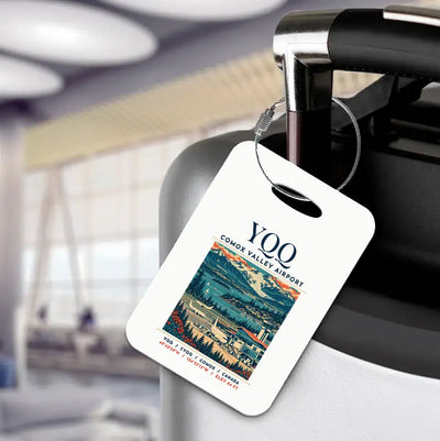 YQQ - Poster - Luggage Tag - White
