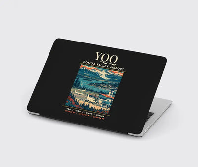 YQQ - Poster - MacBook Case - Black