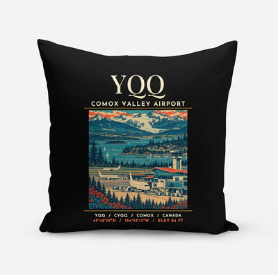 YQQ - Poster - Pillow - Black