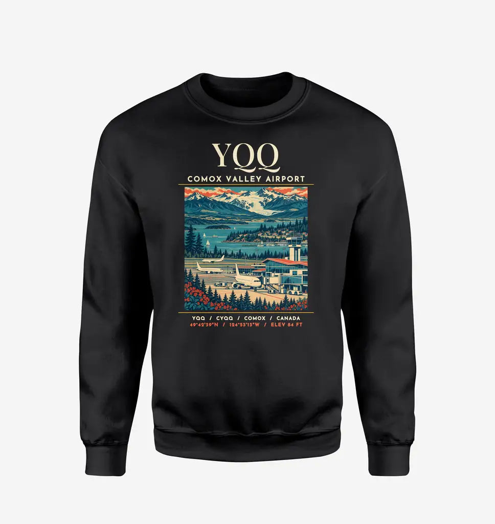 YQQ - Poster - Sweatshirt - Black