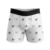 Thumbnail for Thunder Bay International Airport (YQT) Men Boxers - Pattern - White