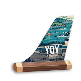 Sydney–J.A. Douglas McCurdy Airport (YQY) Tail Logo Desk Models