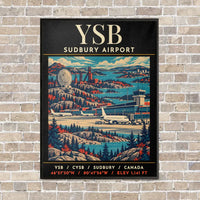 Thumbnail for YSB - Poster - Canvas Framed - Black