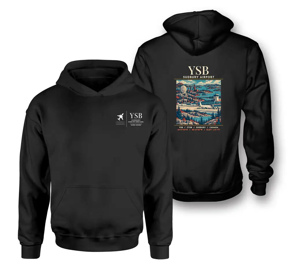 YSB - Poster - Double-Side Hoodie - Black