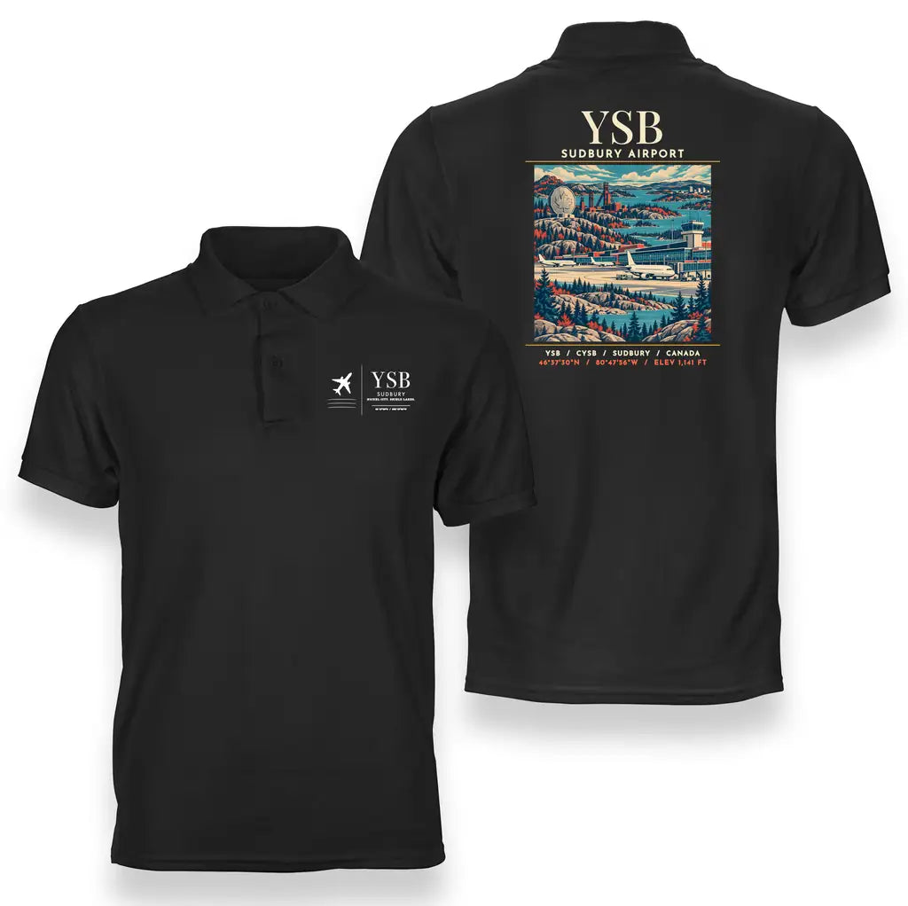 YSB - Poster - Double-Side Polo - Black