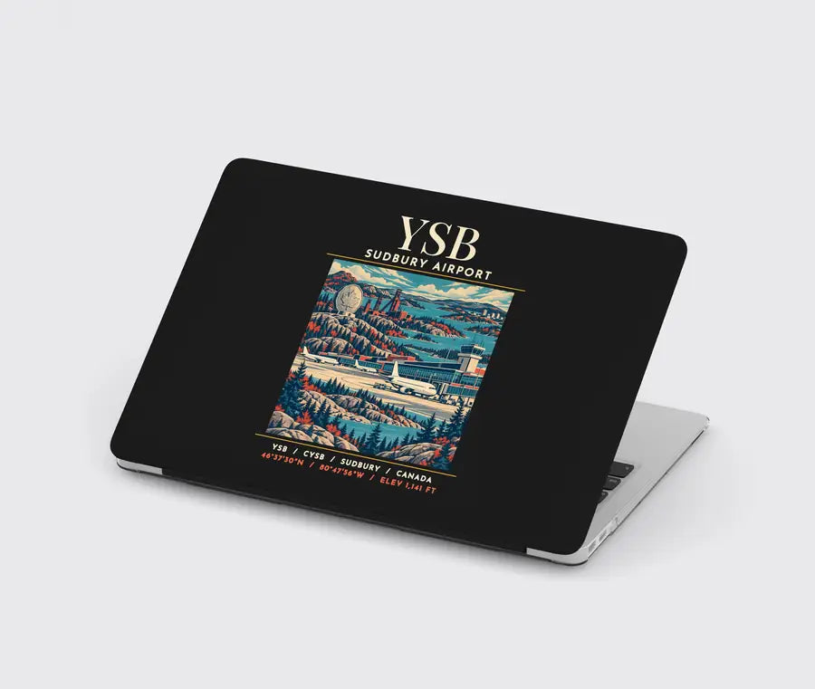 YSB - Poster - MacBook Case - Black