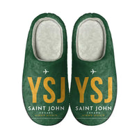 Thumbnail for Saint John Airport (YSJ) Slippers & Flip Flops - Slippers - Cotton - Code - Same - Green