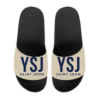 Thumbnail for Saint John Airport (YSJ) Slippers & Flip Flops - Slippers - Sport - Code - Beige