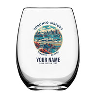 Thumbnail for Billy Bishop Toronto City Airport (YTZ) Glasses - Badge + Name - Water & Drink Glass