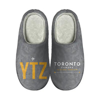 Thumbnail for Billy Bishop Toronto City Airport (YTZ) Slippers & Flip Flops - Slippers - Cotton - Code - Different - Gray