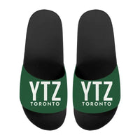 Thumbnail for Billy Bishop Toronto City Airport (YTZ) Slippers & Flip Flops - Slippers - Sport - Code - Green