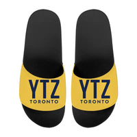 Thumbnail for Billy Bishop Toronto City Airport (YTZ) Slippers & Flip Flops - Slippers - Sport - Code - Yellow